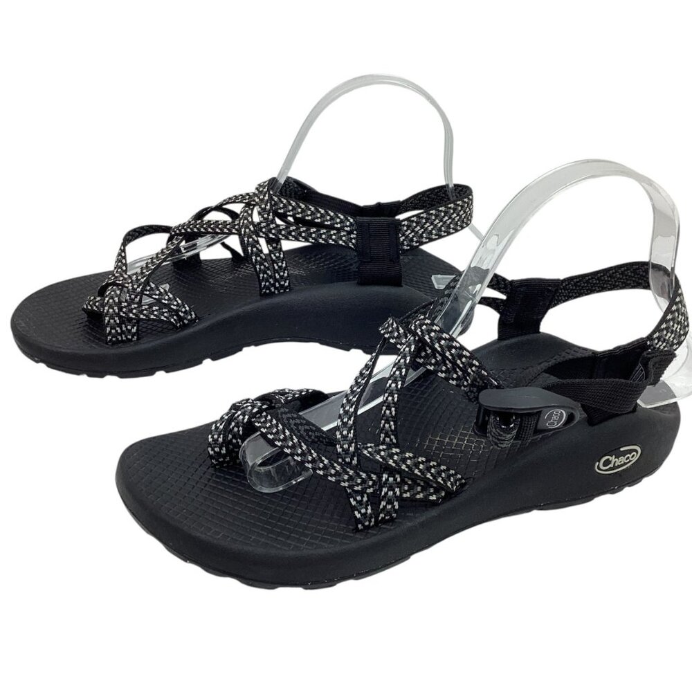 Chaco Z Cloud X2 Strappy Womens 9 Black & White Performance Sandals